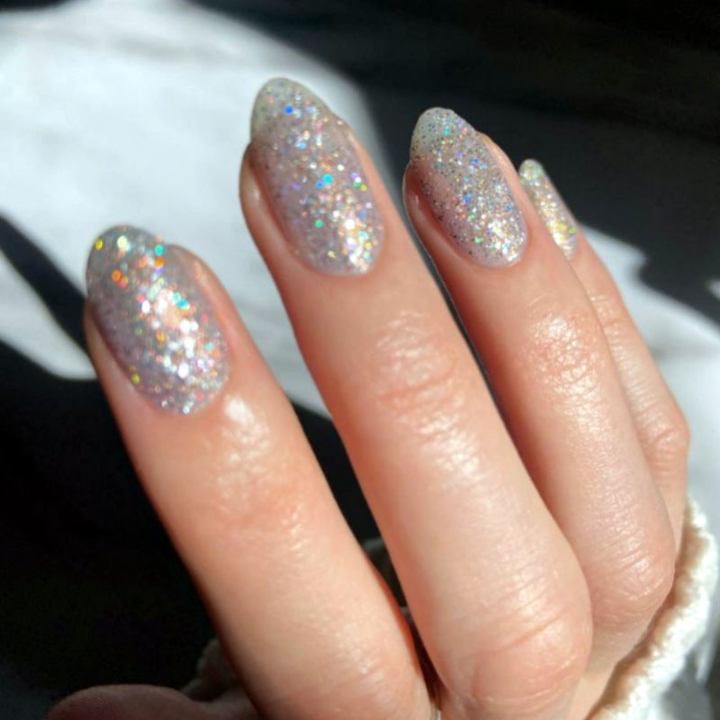 Glitzernde Press-On Nagelset Brehn