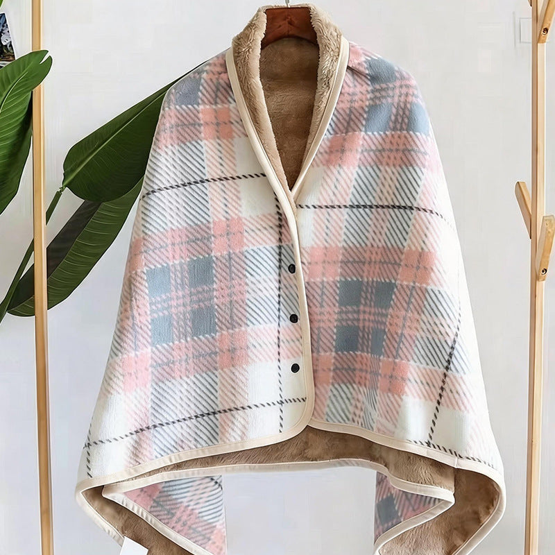 Damen elegante warmhaltende Poncho-Decke Brehn
