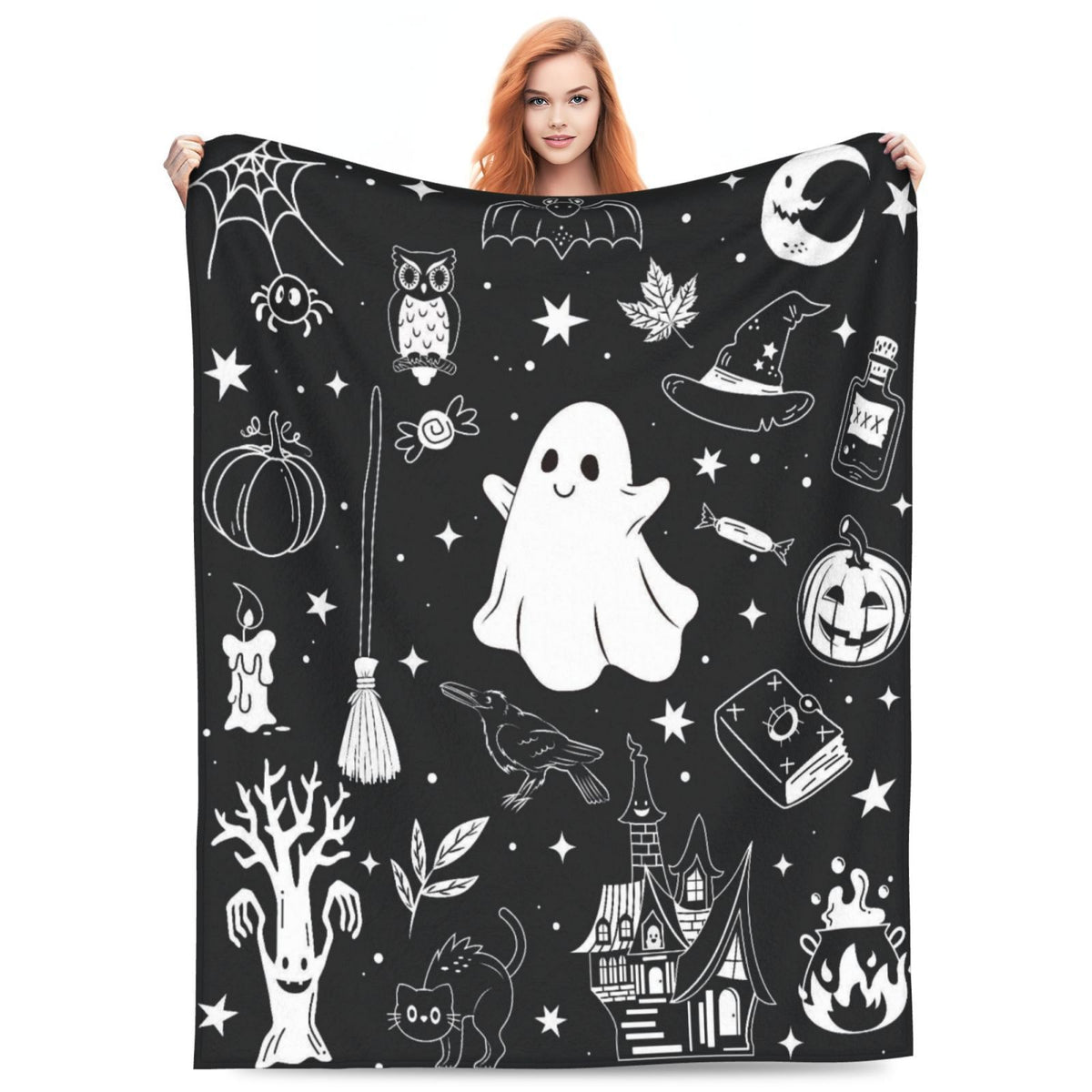 Halloween-Themen Gemütliche Fleece-Decke