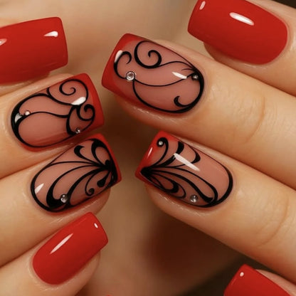 Künstlerische elegante Nagelkunstverlängerungen Brehn
