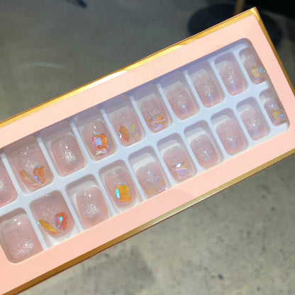Funkelnd Glitzernd Press-On Nagelset Brehn