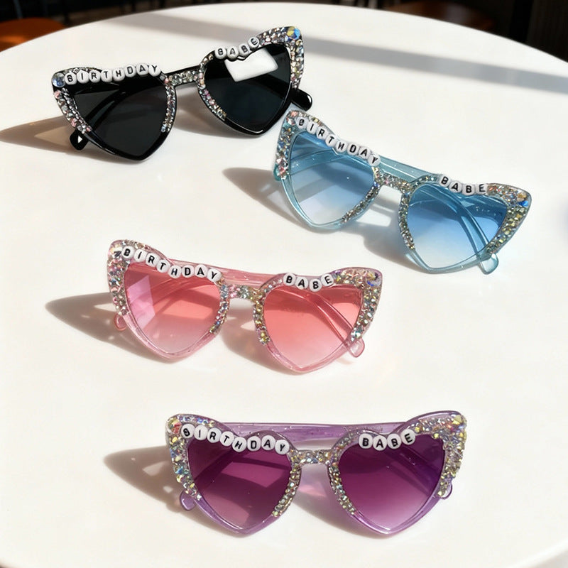 Herzförmige Statement-Sonnenbrille Brehn