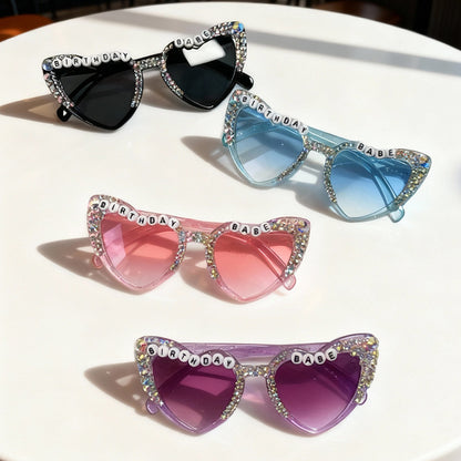 Herzförmige Statement-Sonnenbrille Brehn