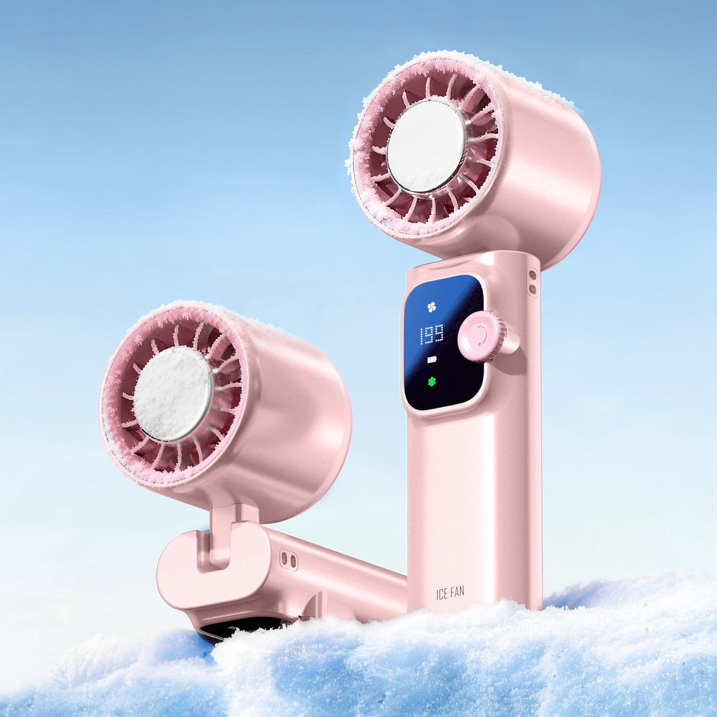 Damen tragbarer Kühlventilator mit integriertem Hygrometer Brehn