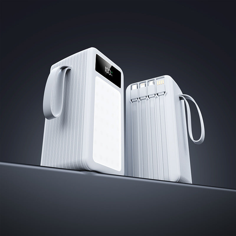 Tragbare Powerbank mit Integrierter Ladestation und Innovativer Lcd-Anzeige Brehn