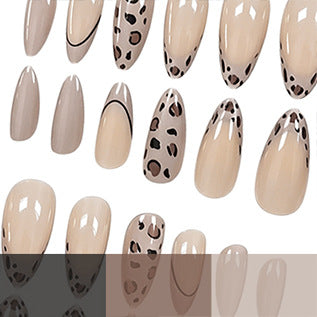 Glamouröses Leopardenmuster Nagelkunst Verbesserungen Brehn