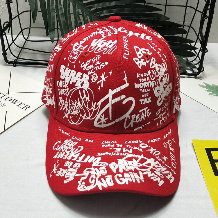 Herren Grafikdruck Snapback Cap Brehn