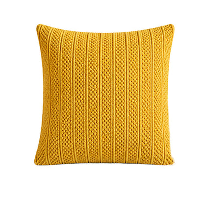 Chunky Ribbed Strick Quadrat Kissenbezüge Set