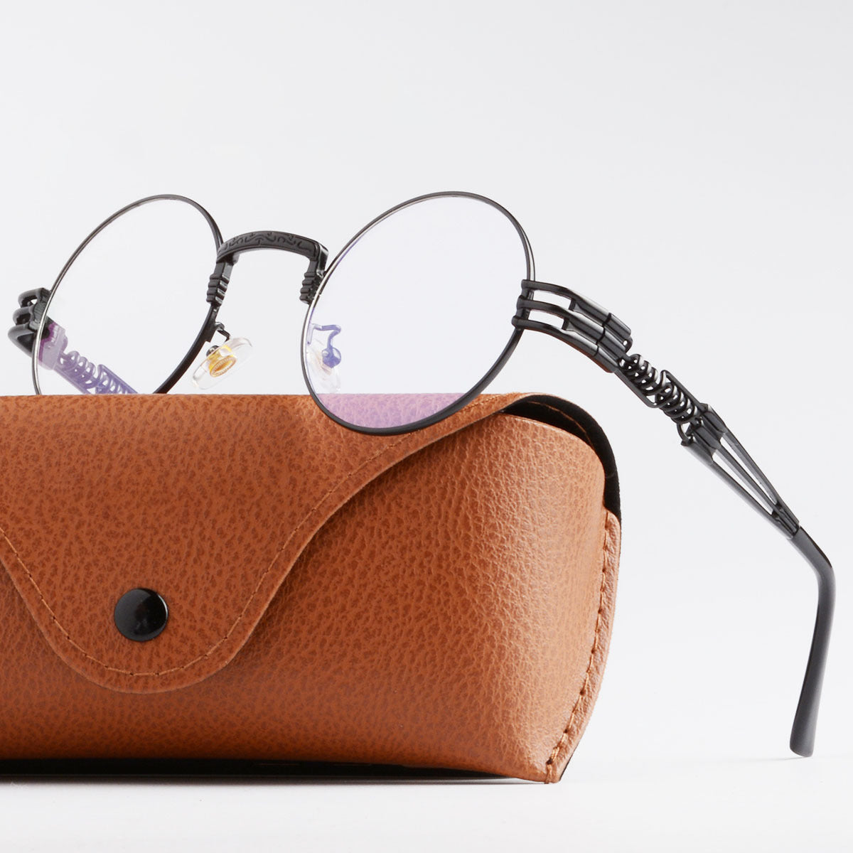 Damen Künstlerische Rundbrille Brehn