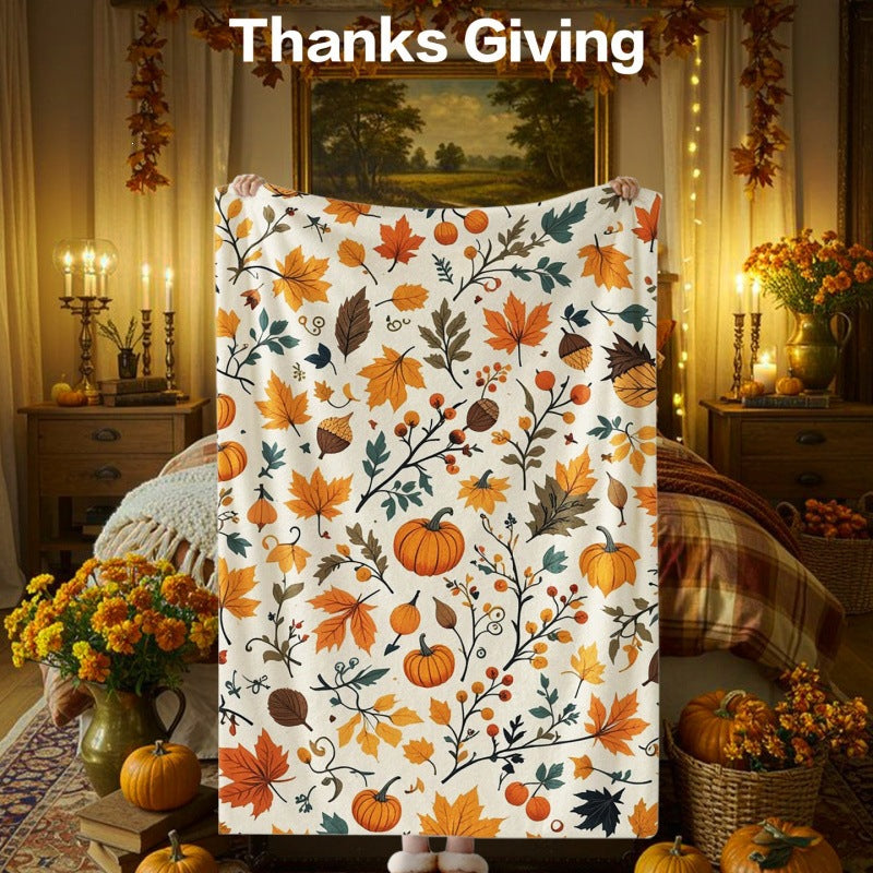 Thanksgiving-Themen Kuscheldecke