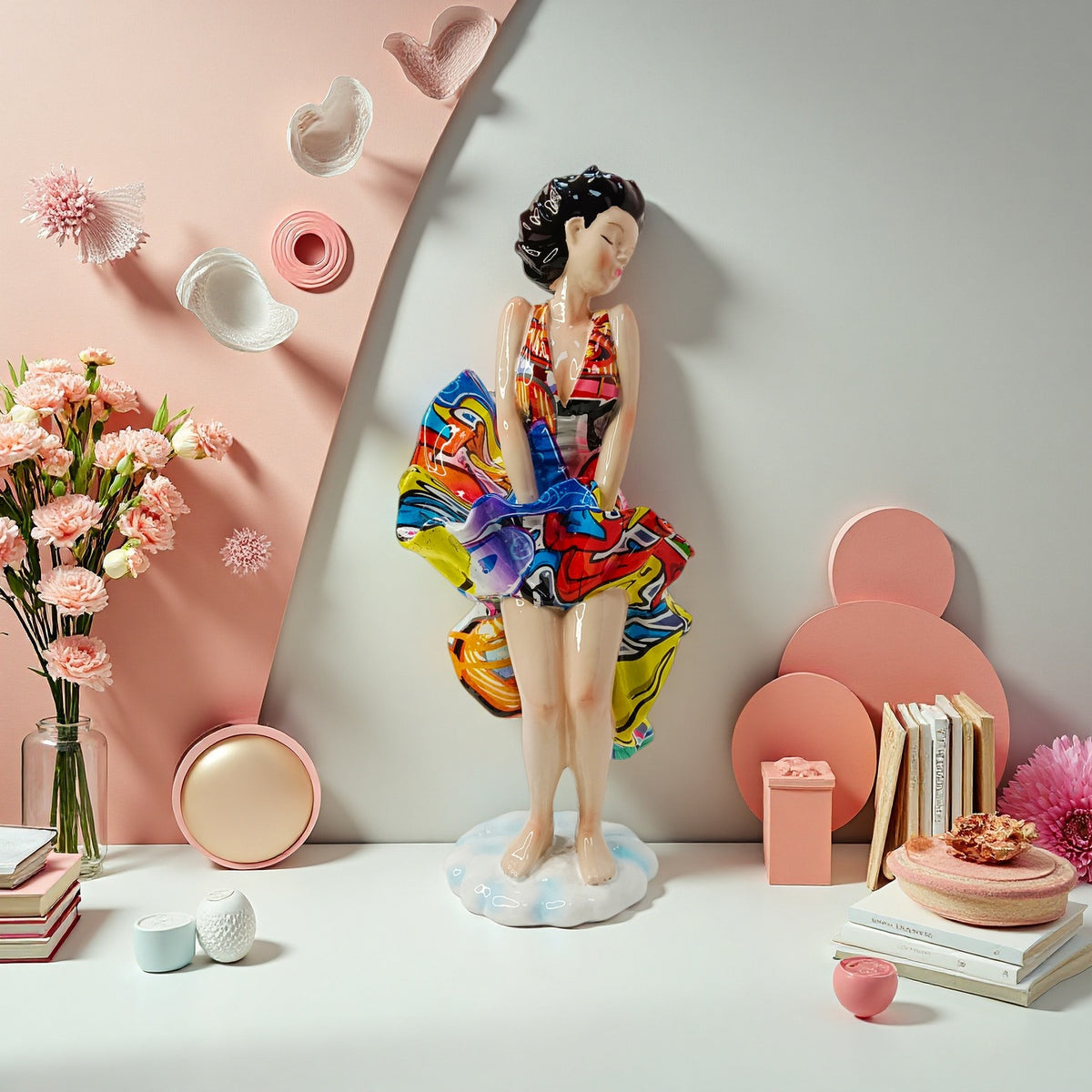 Kunstvolle Figur mit Stranddesign Brehn