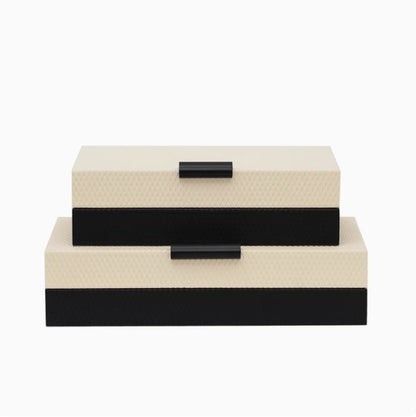 Elegante dekorative Aufbewahrungsbox-Set