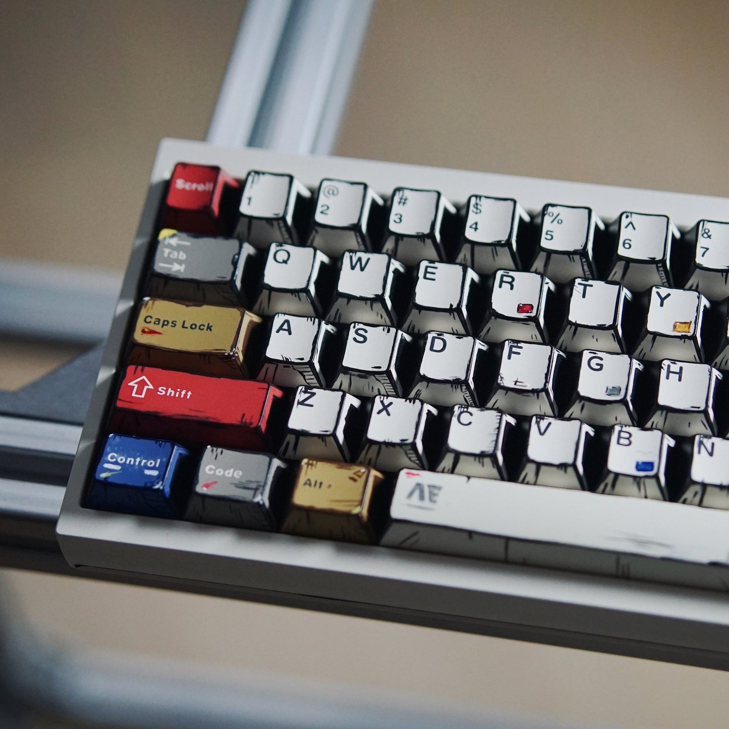 Retro-Themen Benutzerdefinierte Mechanische Tastatur Brehn