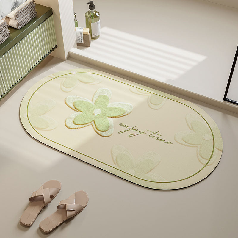 Weiche florale Badmatte Brehn