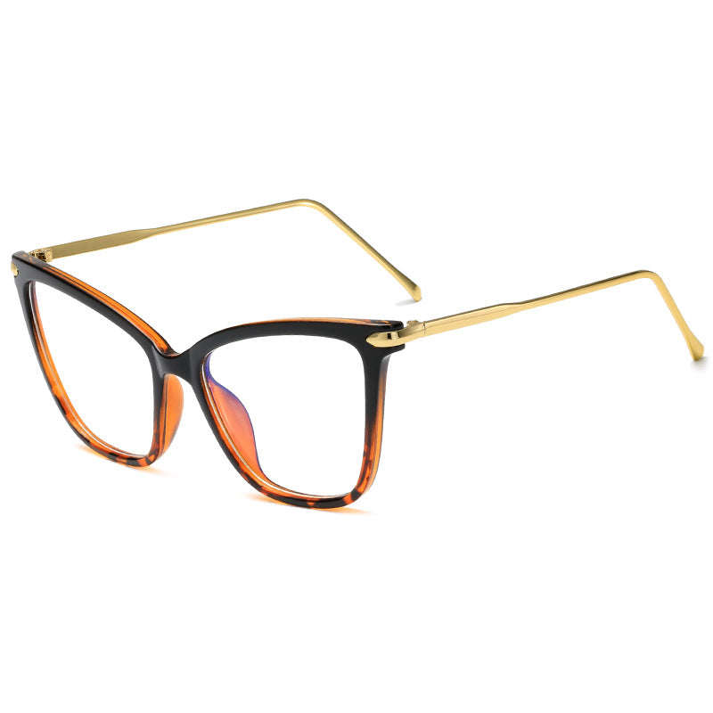Damen Cat-Eye Brille mit filigranem Metallrahmen Brehn