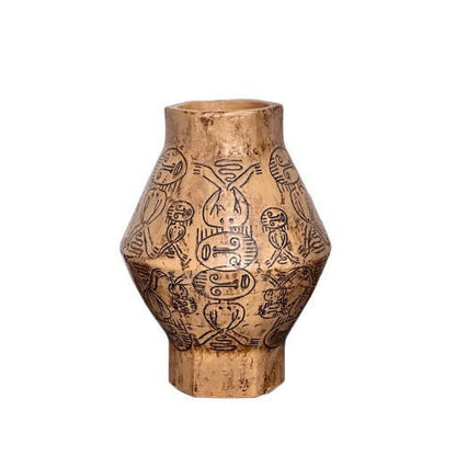 Dekorative Gravierte Keramikvase