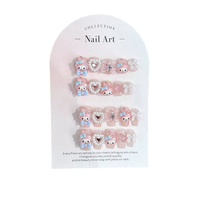Launisch Süß Charakter Nagelkunst Set
