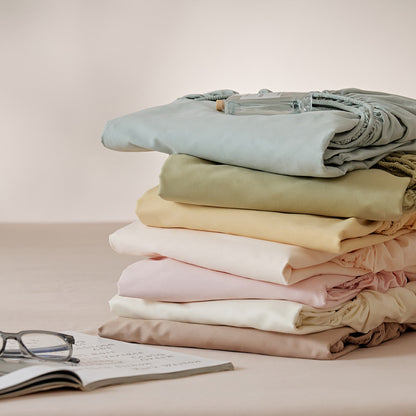 Atmungsaktive ultraweiche Modal-Stretch-Spannbetttuch mit tiefem Pocket und rundum elastisch