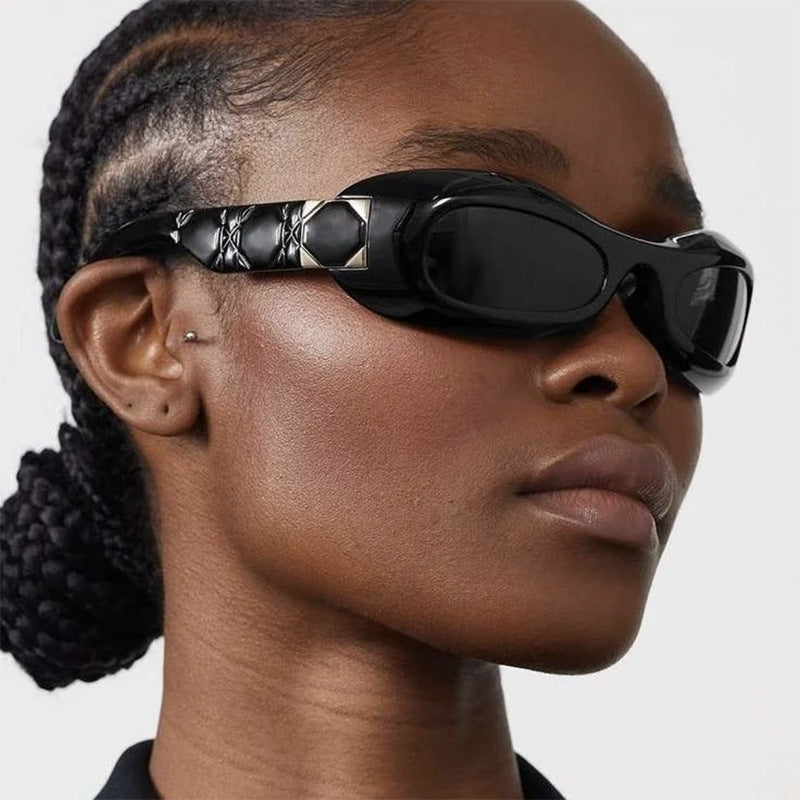 Damen Retro-inspirierte Sonnenbrille mit stylischem Rahmen und UV-Schutz Brehn