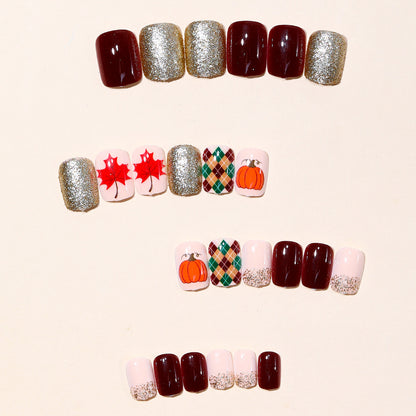 Saisonales herbstliches Nagelkunst-Set Brehn