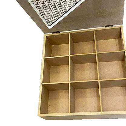 Dekorative Teespeicherbox mit Netzdeckel