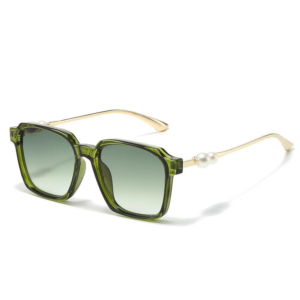 Chice quadratische Sonnenbrille mit Perlenakzenten Brehn