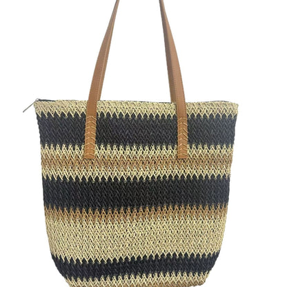 Einkaufs- und Strandtasche mit Elegantem Streifenmuster Brehn