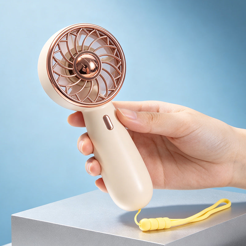Damen Tragbarer Mini-Handventilator mit flexiblem Neigungswinkel und ergonomischem Design Brehn