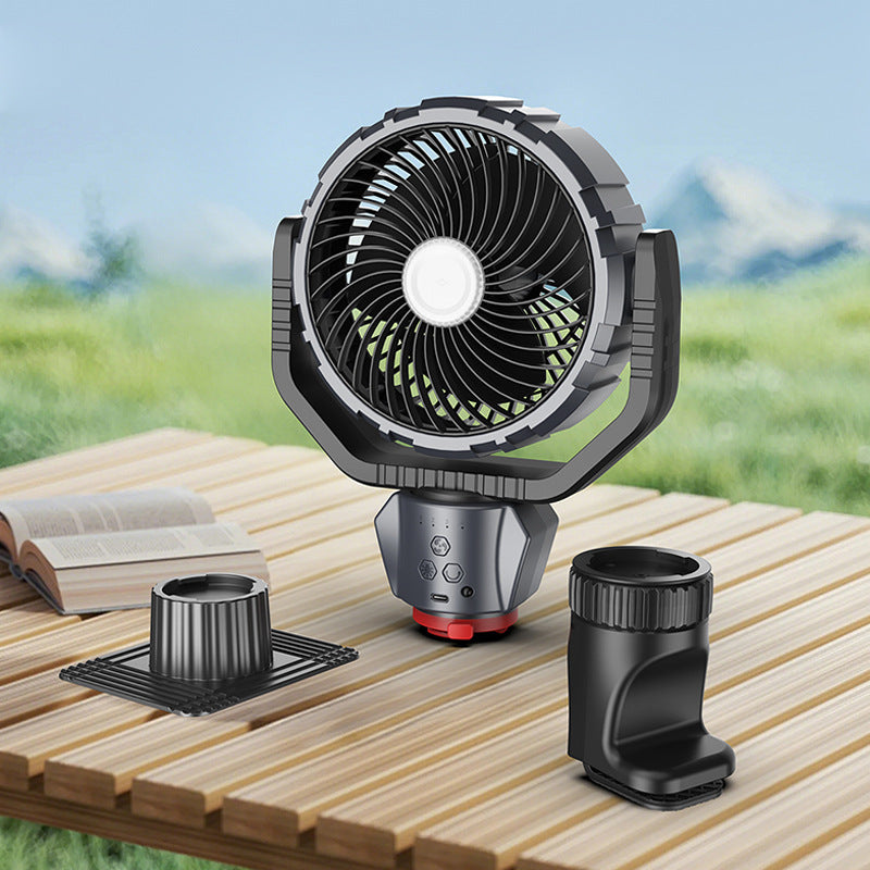 Unisex Tragbarer Akku-Ventilator mit Fernbedienung Brehn
