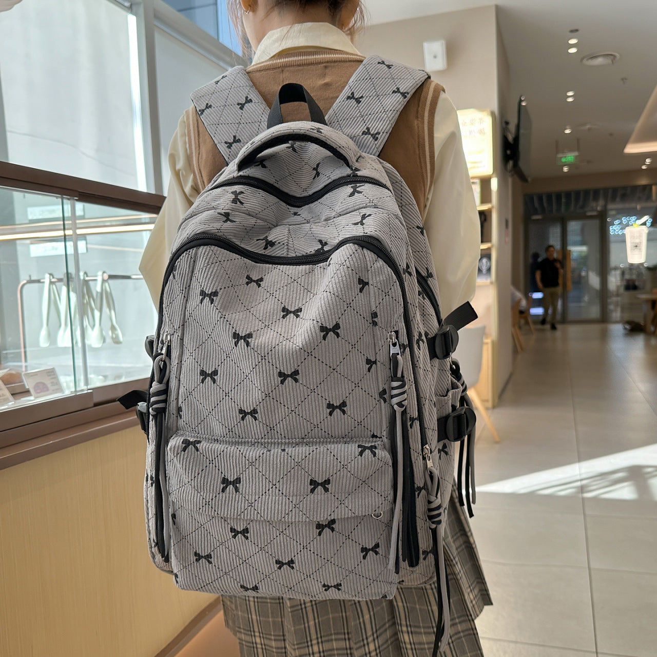 Stylischer gesteppter Rucksack Brehn