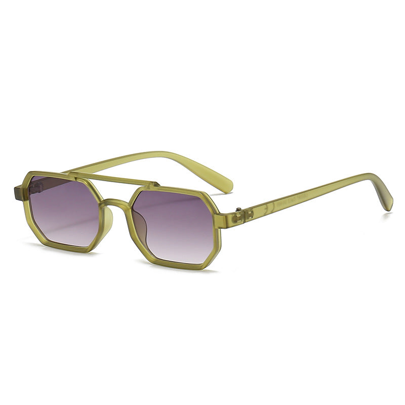Damen modische Sonnenbrille im innovativen Achtkant-Design Brehn