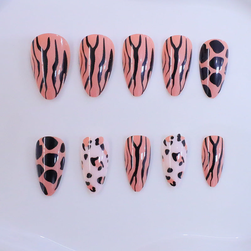 Trendige Tierdruck Nagelkunst Set Brehn