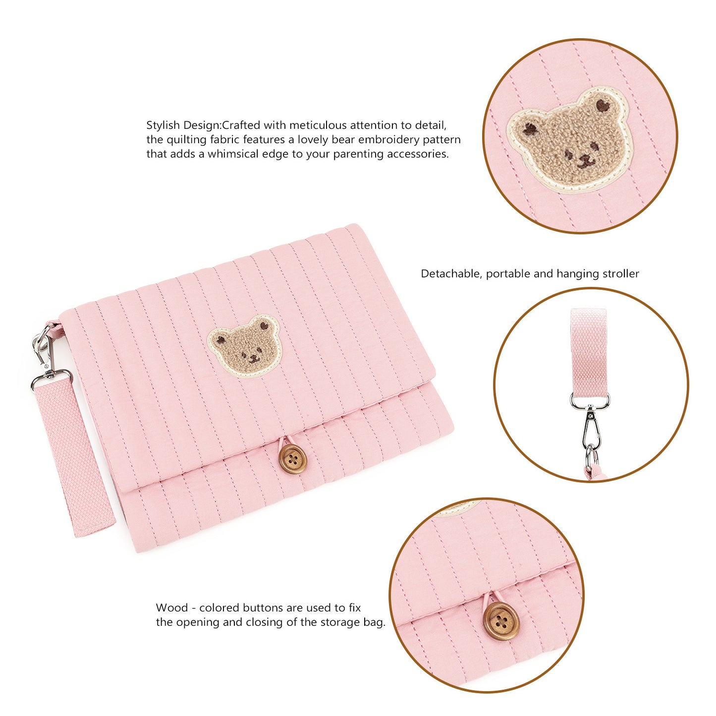 Wickeltasche mit Tiermotiv Brehn