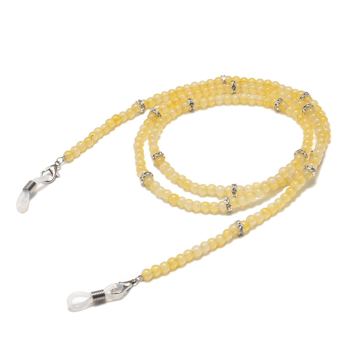 Elegante Perlen Brillenhalter Kette Brehn