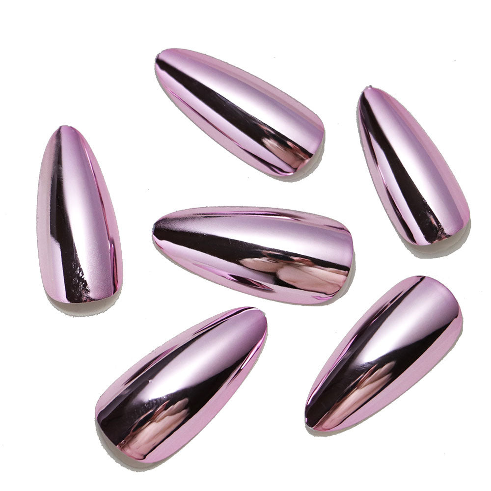 Elegante Spiegelfinish Druck-Nägel Brehn