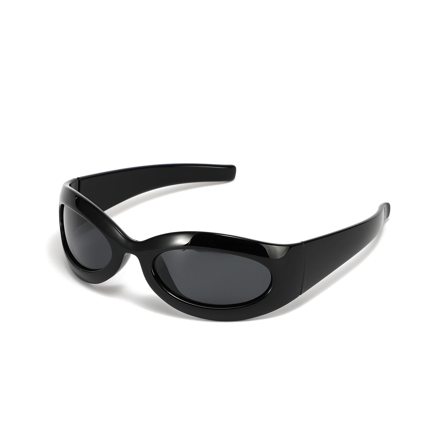 Damen modische retro Sonnenbrille im trendigen ovalen Design Brehn