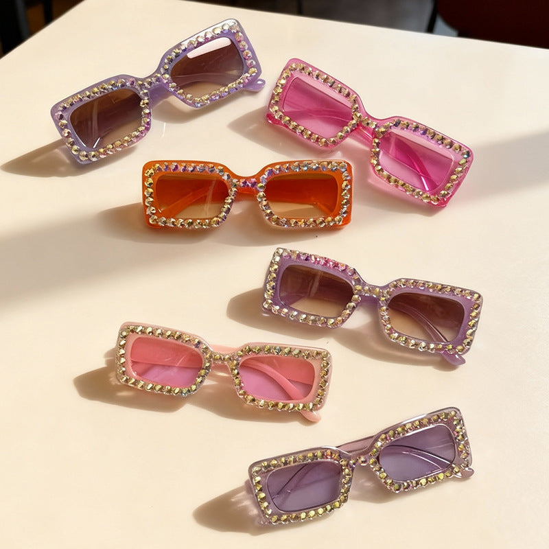 Dekorativer mit Strass besetzter Sonnenbrille Brehn