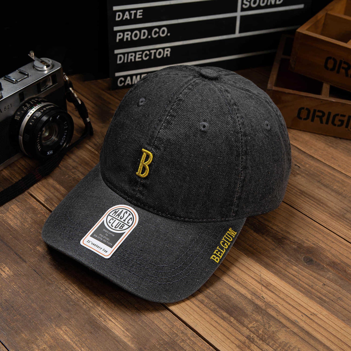 Herren Denim Bestickte Baseballmütze Brehn