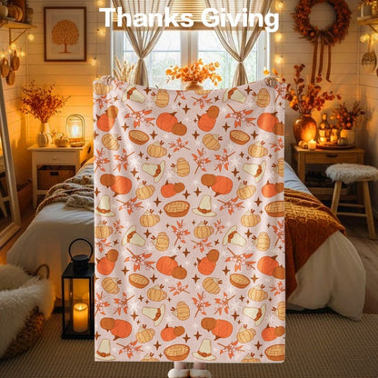 Thanksgiving-Themen Kuscheldecke