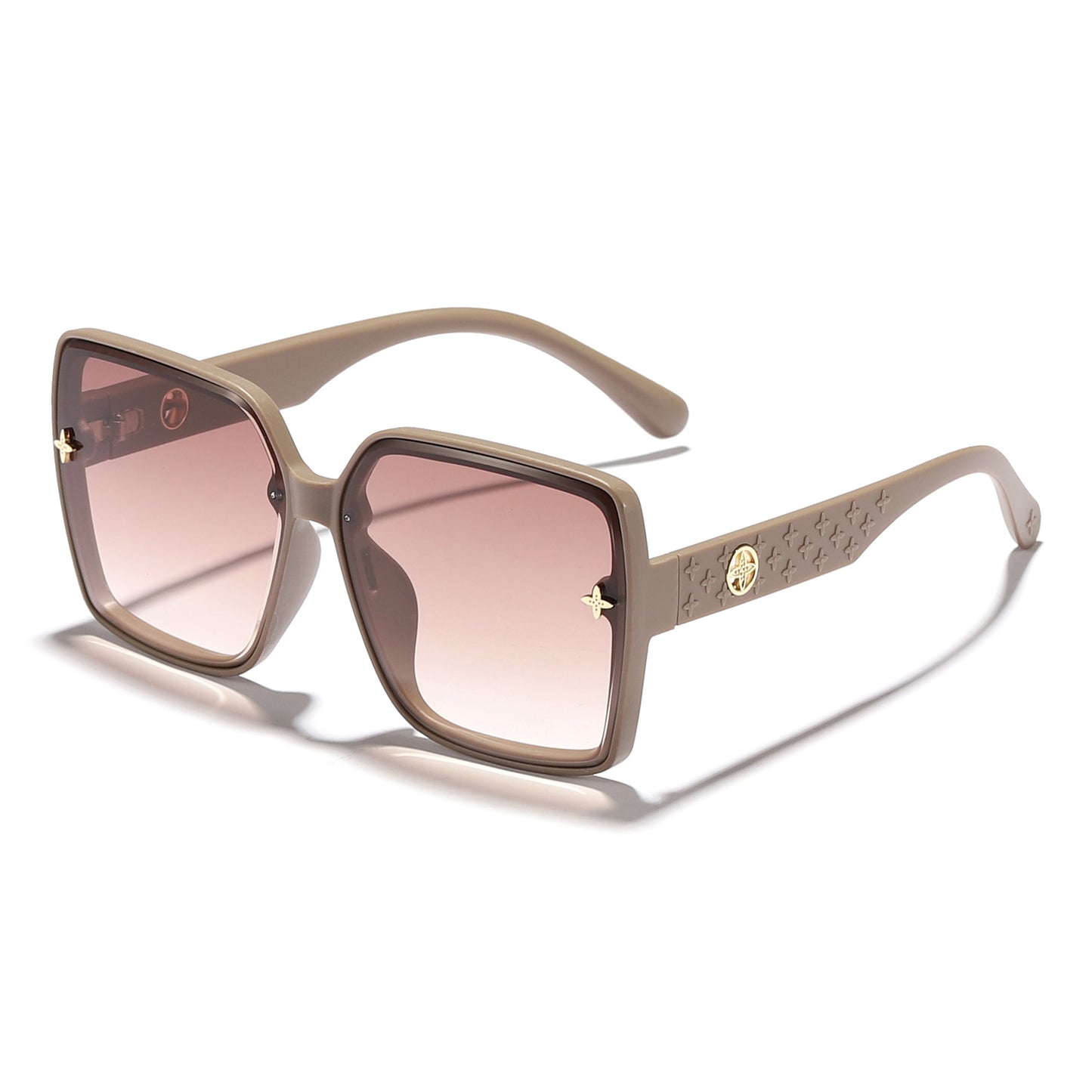 Damen oversized quadratische Sonnenbrille mit elegantem Design Brehn