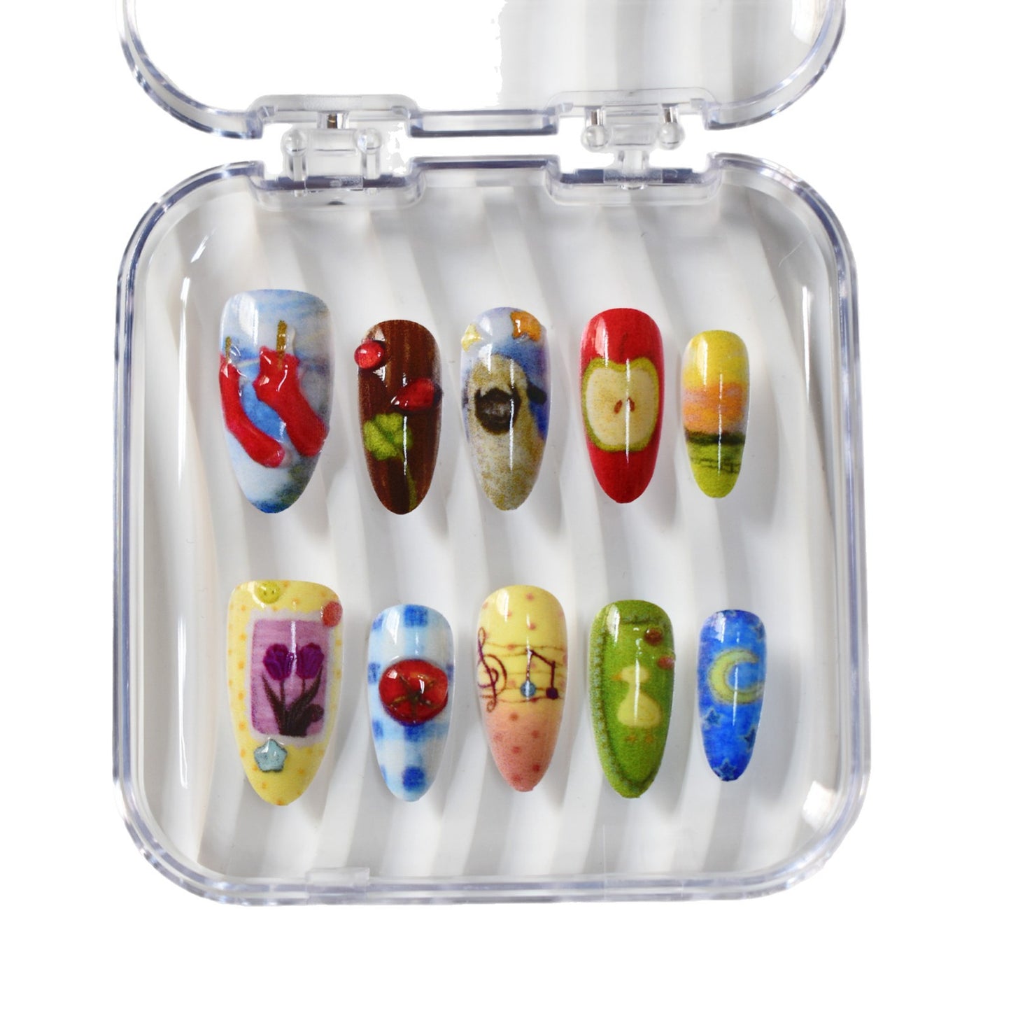 Künstlerische Nagelkunst Designs Brehn