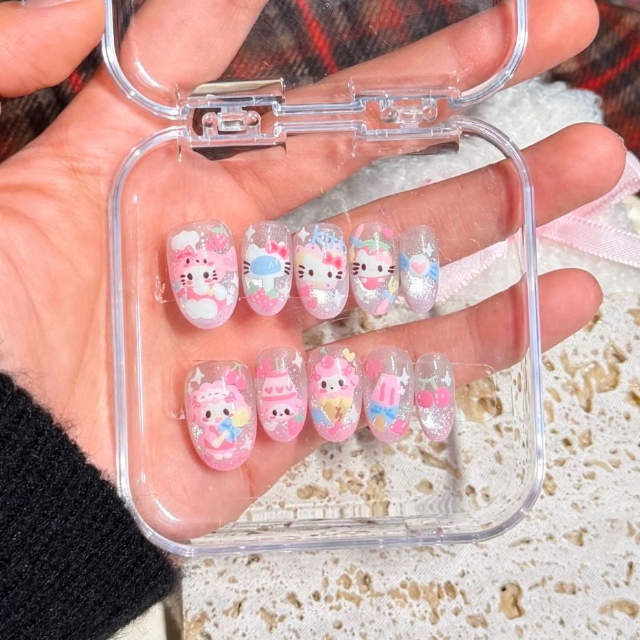 Künstlerisches Ombre Glitter Nagelkunst Set Brehn