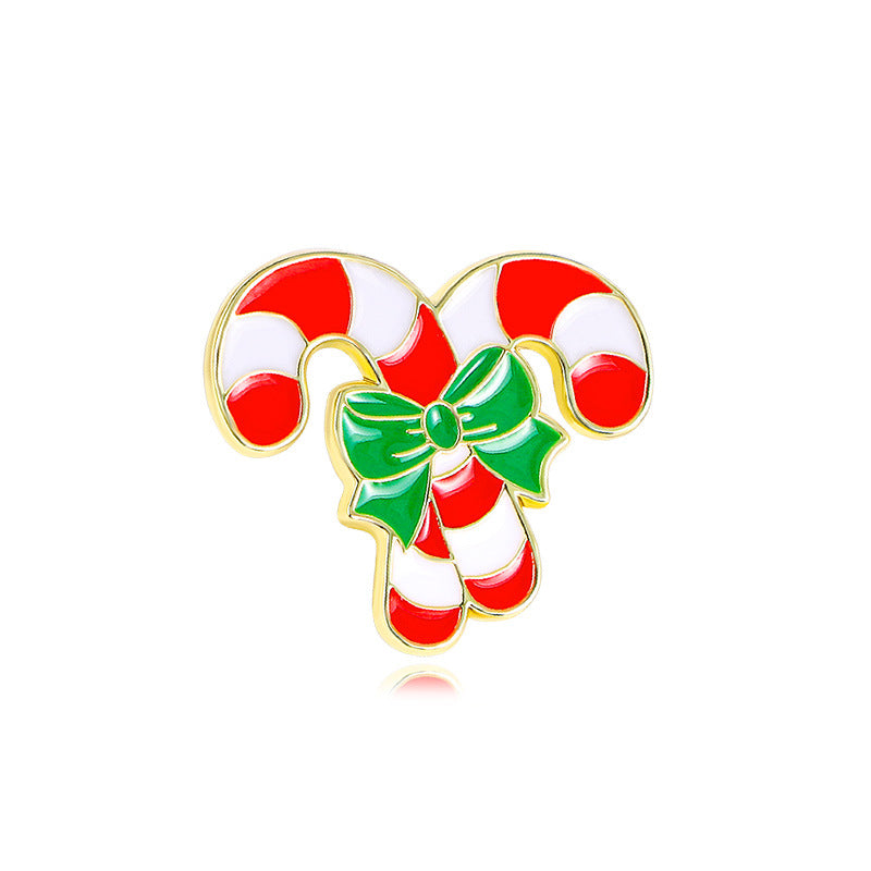 Dekorativer Emaille-Weihnachtsbaum-Anstecker Brehn