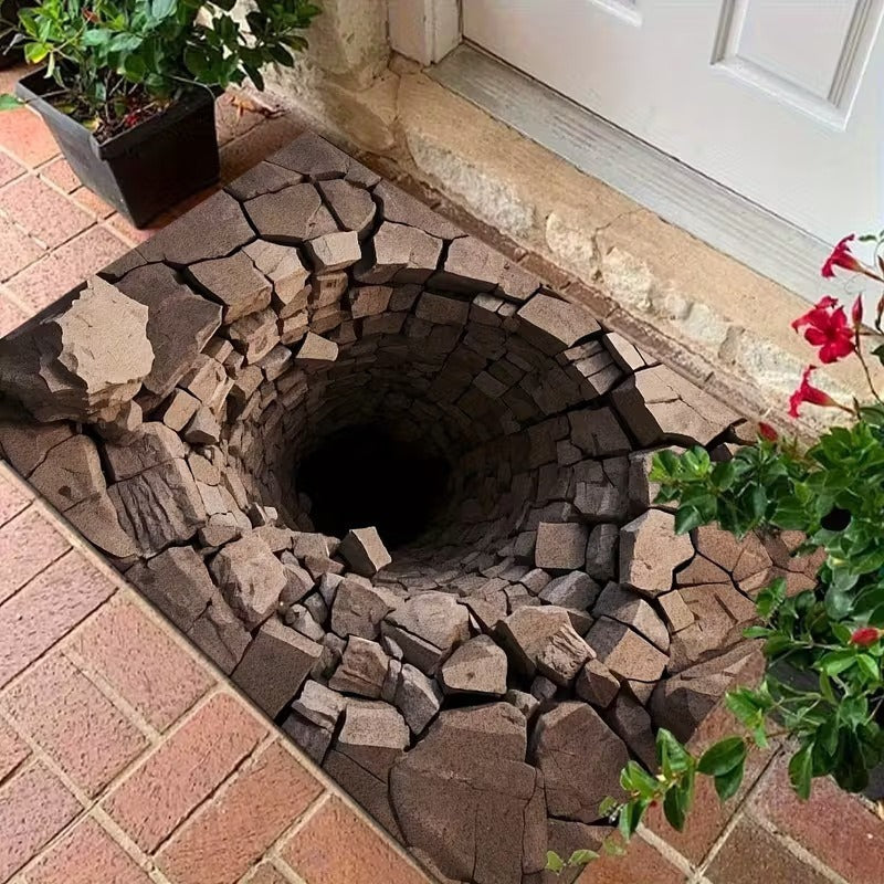 Künstlerische 3D Höhlen-Szene Bereichsmatte Brehn