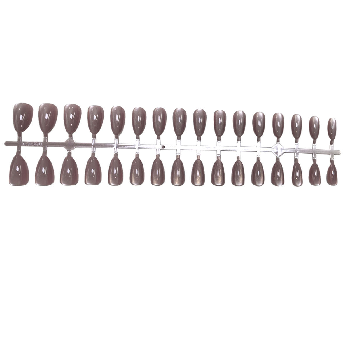 Elegante Glitzer Druck-Nagelset