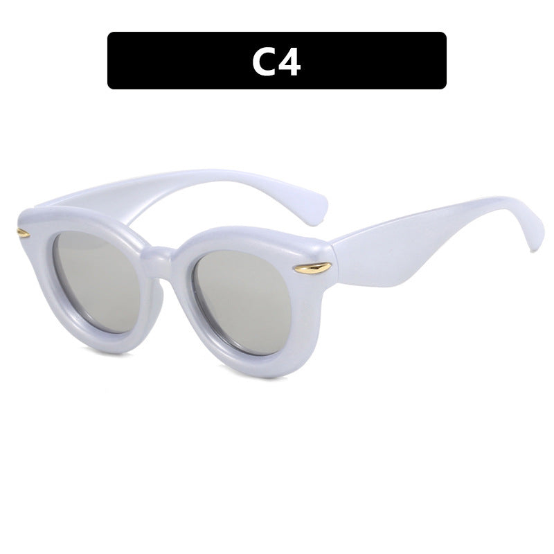 Damen Cat-Eye Sonnenbrille mit extravagantem Rahmen und schützendem UV-Schutz Brehn
