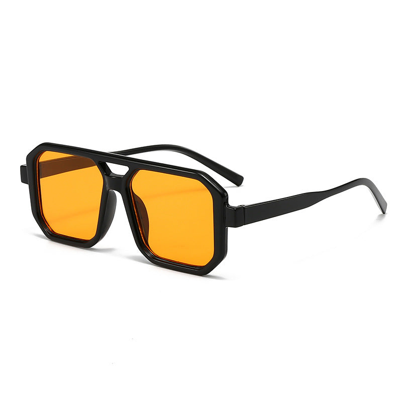 Damen Geometrische Sonnenbrille mit stylischem Muster Brehn