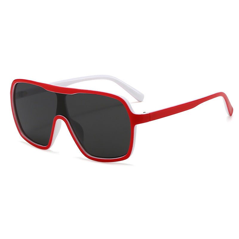 Damen oversized Fashion Sonnenbrille im Retro-Stil Brehn