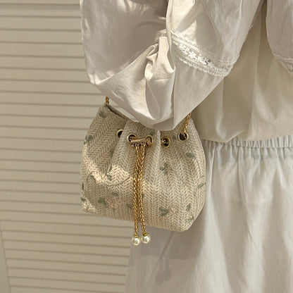 Dekorative Kordelzug-Handtasche