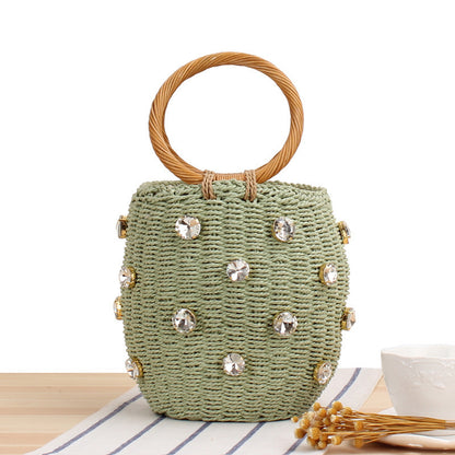 Handtasche mit Kristallakzenten Brehn